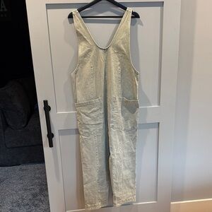 Women's Denim Overalls with Front Pockets